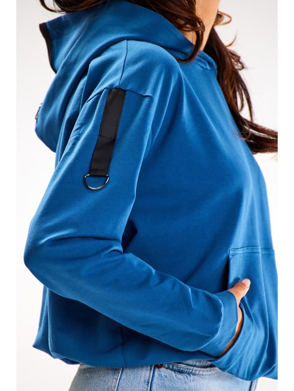 M336 Sweatshirt - Farve/Mønster: Blå L/XL
