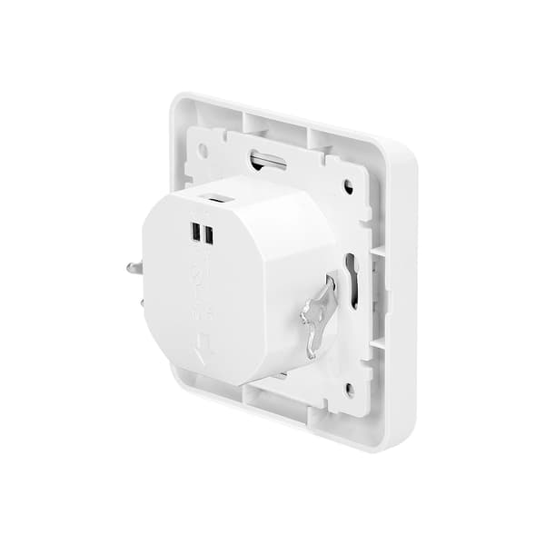 Infälld rörelsesensor för ramlåda 160° 300W vit