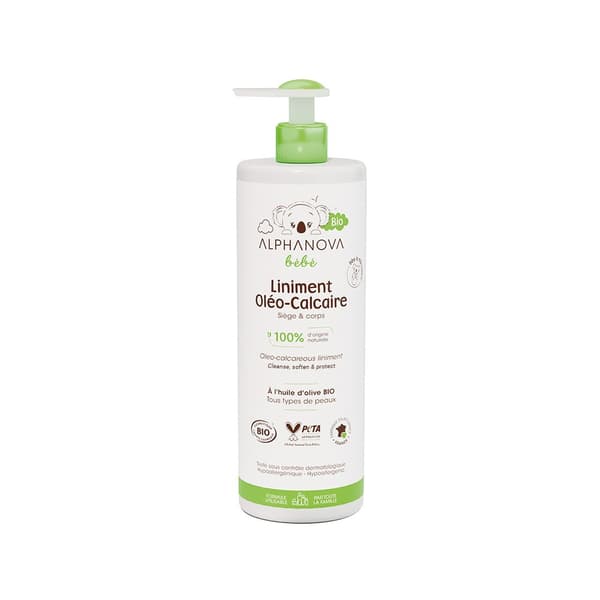 Alphanova Bebe Bio bleeområde renseemulsion 400ml