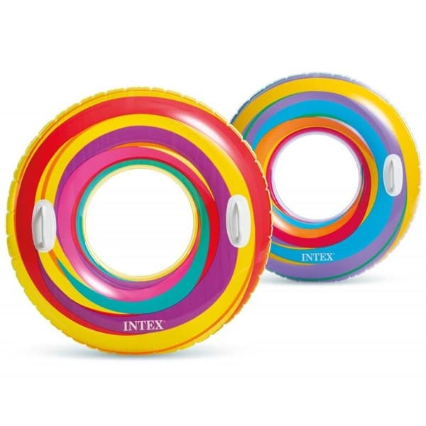 Regnbue svømmering 91cm MIX