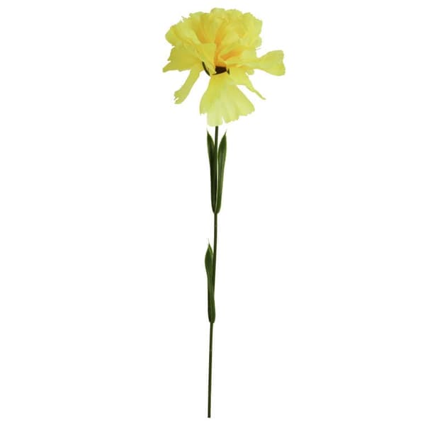 Enkelt gul nellike 46 cm