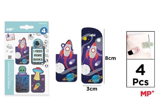 Cosmos magnetiska bokmärken 4 st