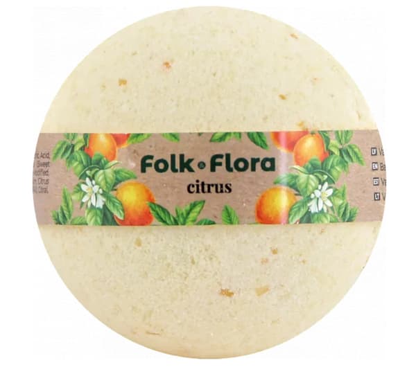 Folk&Flora Citrus Badbomb 130 g