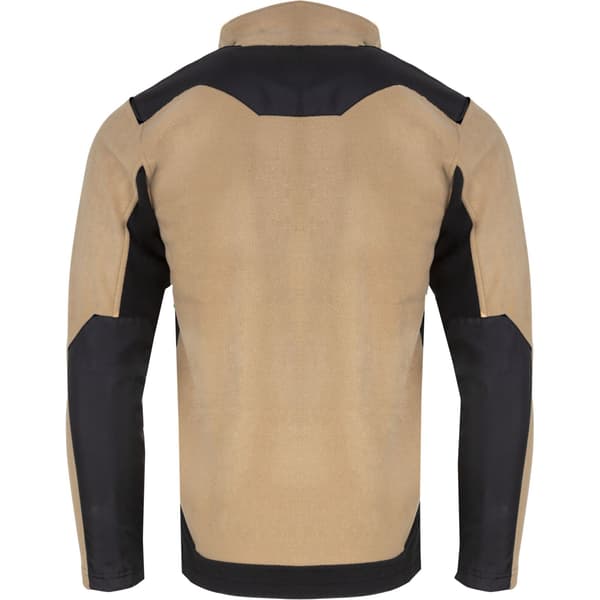 FLEECE SWEATSHIRT MED FORSTÆRKNINGER, BEIGE-SORT, "L", CE, LAHTI