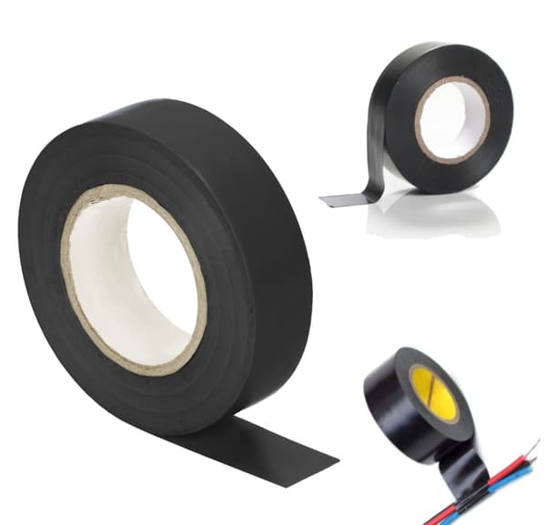 Stærk isoleringstape til elektriske installationer, sort, 19 mm, 20 m TRYTIT
