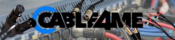 CABLE4ME kabel DMX 3-pin 1m til lys