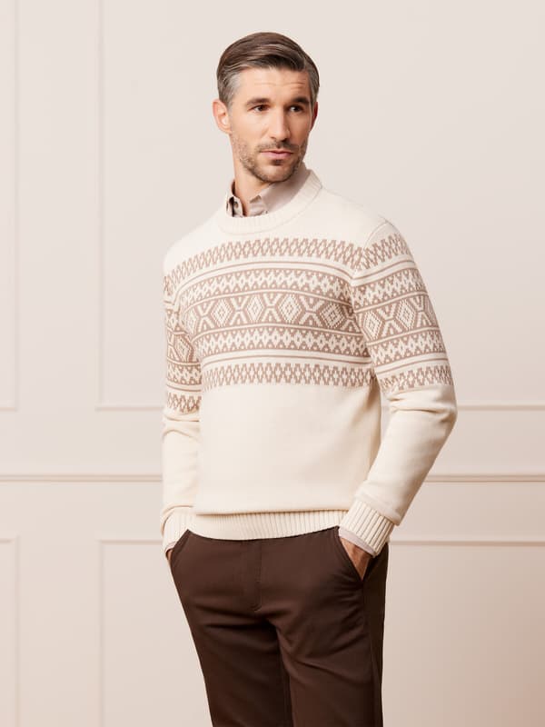 BEIGE GIENMORE TRØJE M