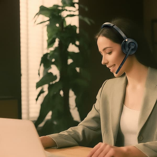 Creative Chat Langattomat Bluetooth-kuulokkeet Mikrofonilla Musta