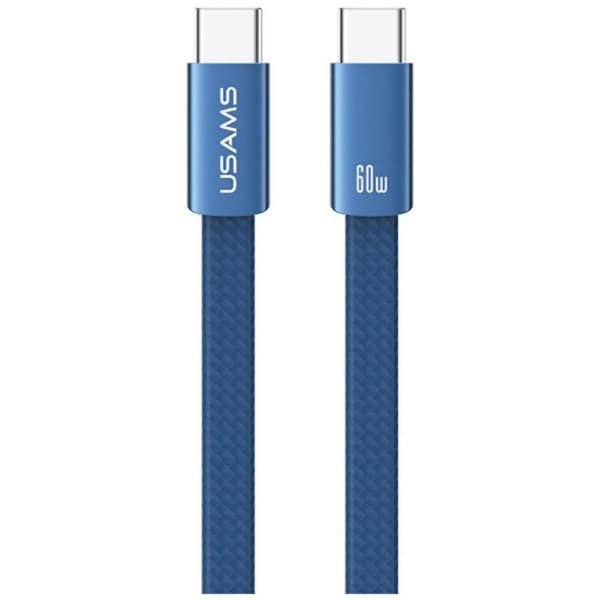 USAMS U96 60W USB-C til USB-C kabel 1,2m blå