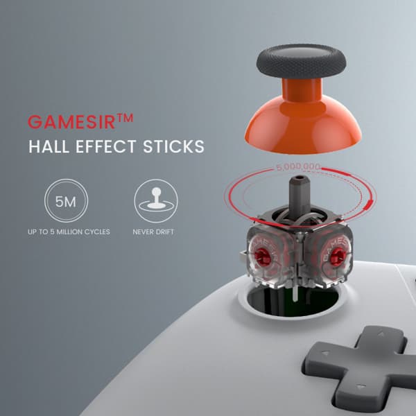 GameSir Nova Lite MultiPlatform Guldgul spelkontroll (HRG71094)