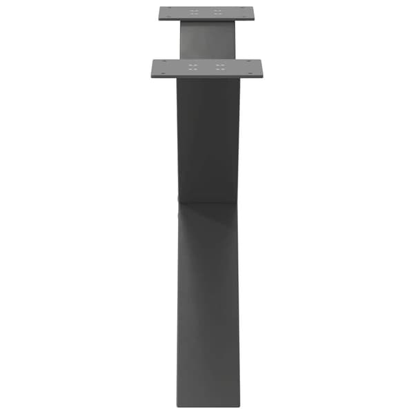 vidaXL X-formede sofabordsben 2 stk. antracit