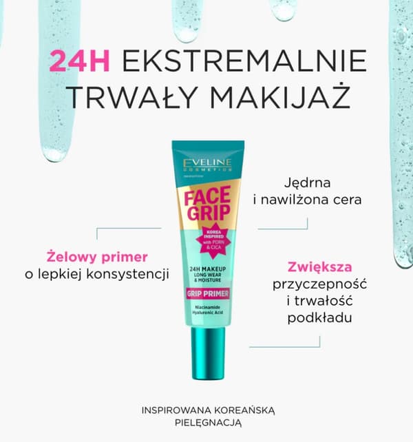 Eveline Face Grip 24H återfuktande makeupbas