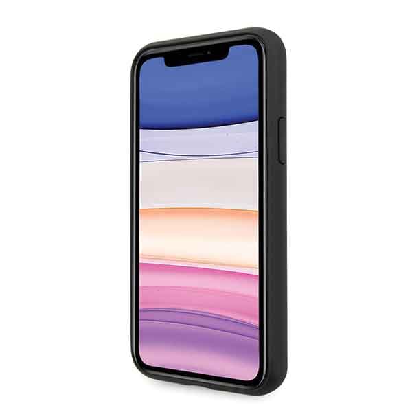 Guess 4G Stripe Collection-etui til iPhone 11 / Xr, grå