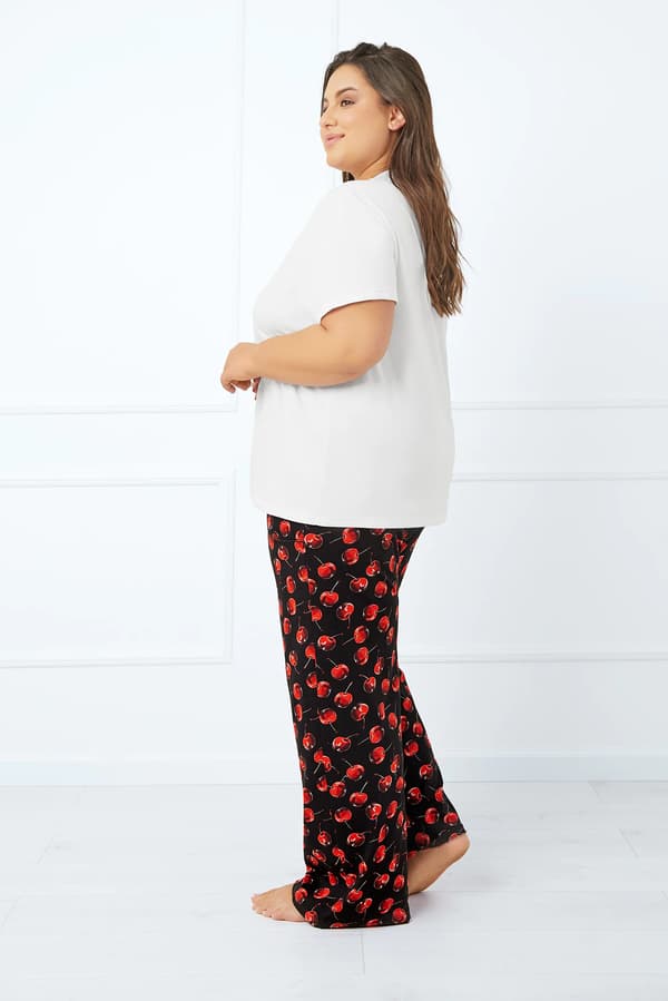 Dam långbyxor Cherry M