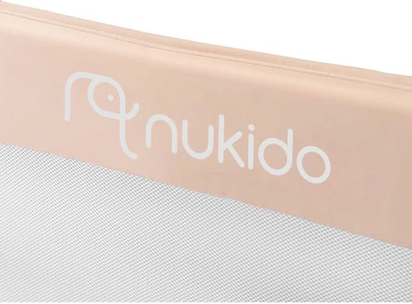 Nukido-sängyn kaide 150 x 42 x 35 cm beige
