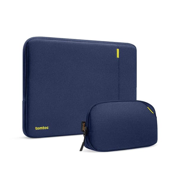 Tomtoc - Defender-A13 Laptop Sleeve Kit til 16 tommer MacBook Pro - MacBook Sleeve Mørkegrå