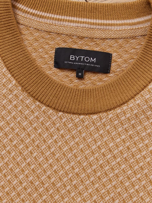 BEIGE KIRKBECK TRØJE M