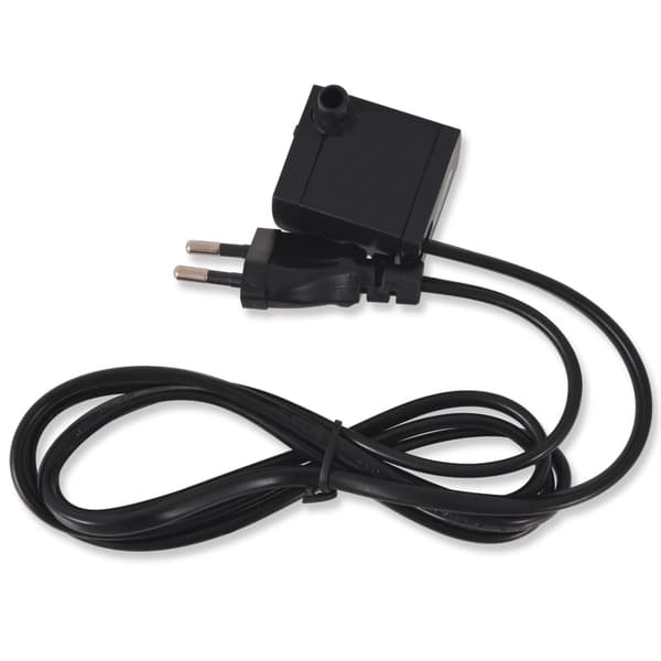 vidaXL indendørs springvand med pumpe, polyesterharpiks