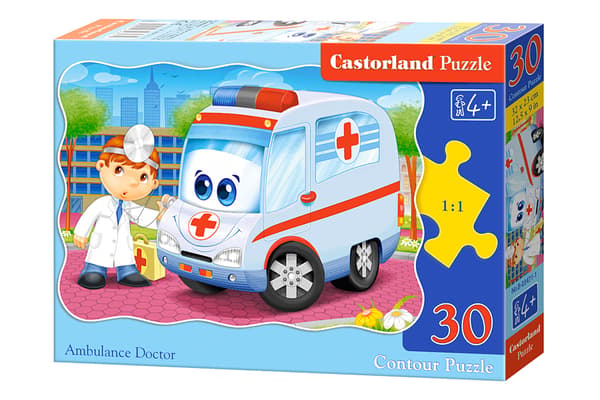 Pussel 30 bitar B-03471-1 Ambulansläkare