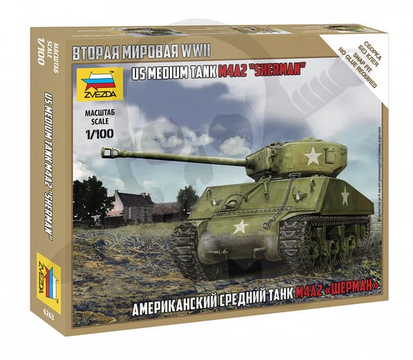 Z6263 1:100 Sherman M-4
