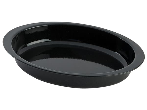 Oval bageplade til gryderetter 36x25x5,5 cm