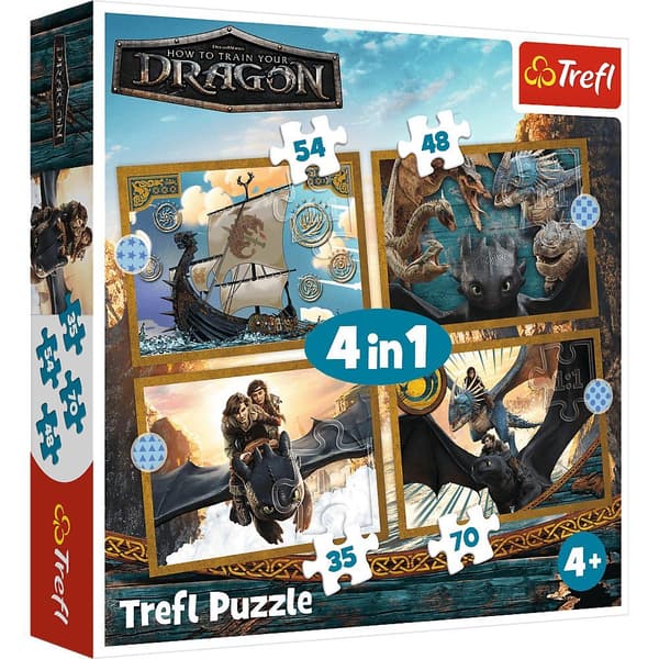 4-i-1 DRAGON DAYS PUSLESPIL 34678