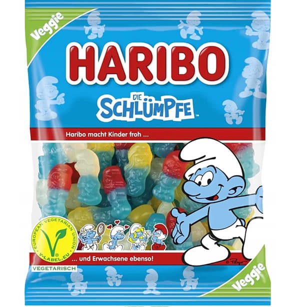 Smølfernes vingummier 175g - Haribo