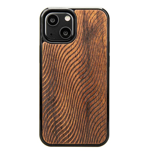 Træcover til iPhone 13 Mini WAVES MERBAU