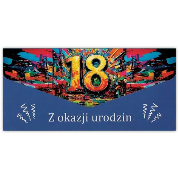 Fødselsdagskortkuvert 18