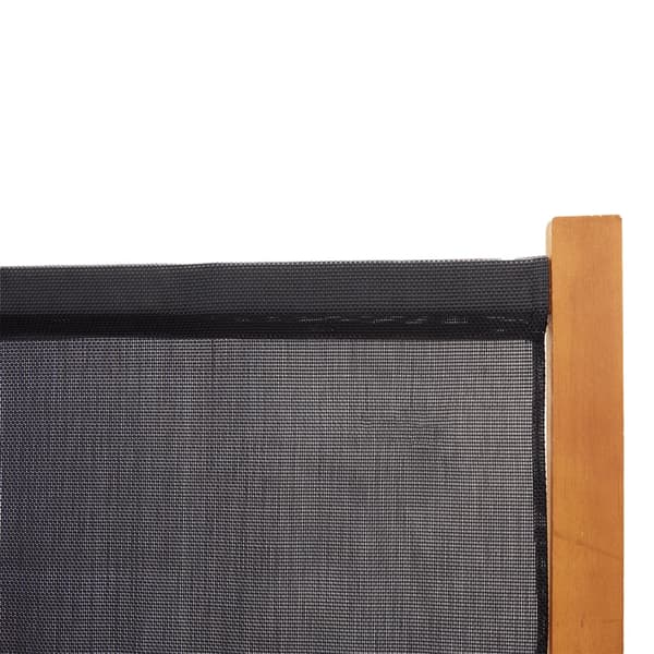 vidaXL 4-panels rumdeler sort 280 x 180 cm