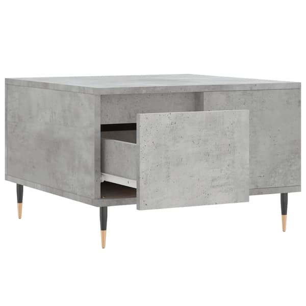 vidaXL Soffbord betongrå 55x55x36,5 cm