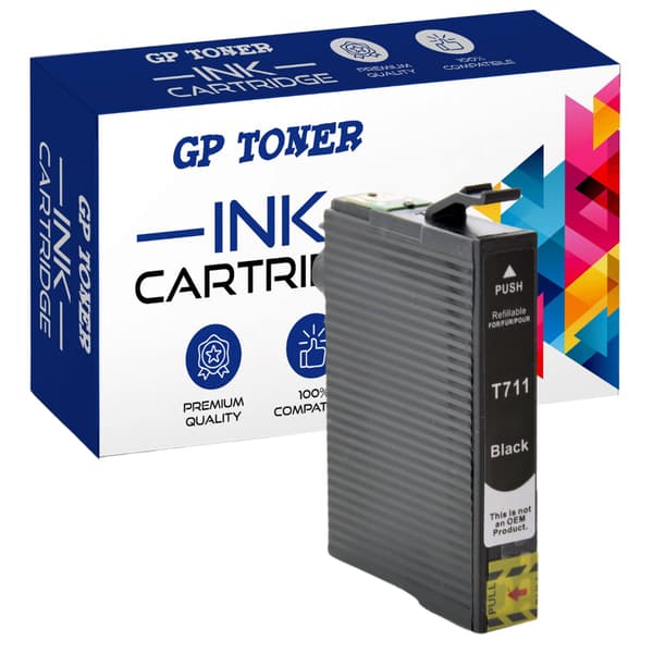 Epson GP-E711BK musta - yhteensopiva muste