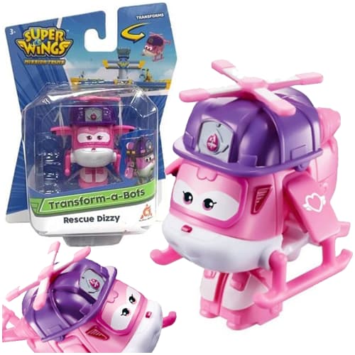 Super Wings robottransform Dizzy Rescue 5 cm