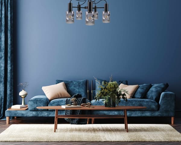 Loftlampe 5xE27 INGER SORT