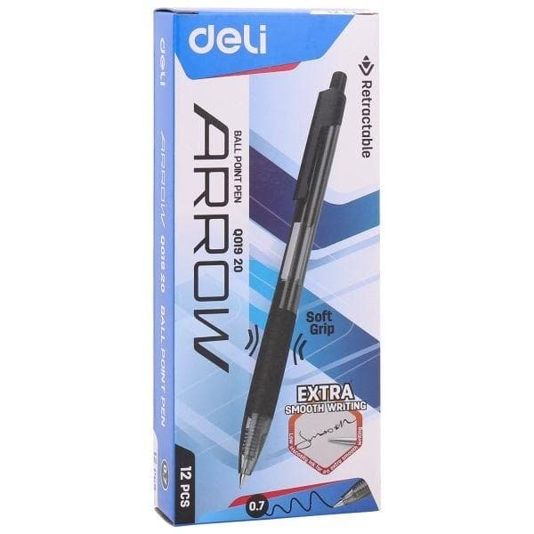 Arrow kuglepen 0,7 mm sort (12 stk.)