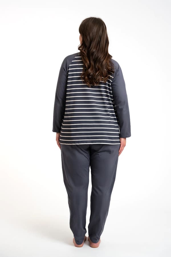 Oda dampyjamas långärmad, långbyxor S