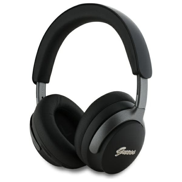 Guess Metal Script Logo Bluetooth ANC Over-Ear Hovedtelefoner, Sort