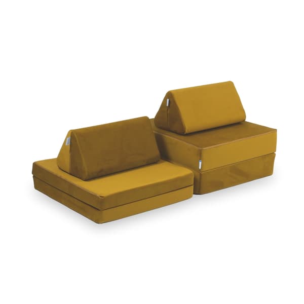 Montessori Standard Velour Guld Mini Legesofa