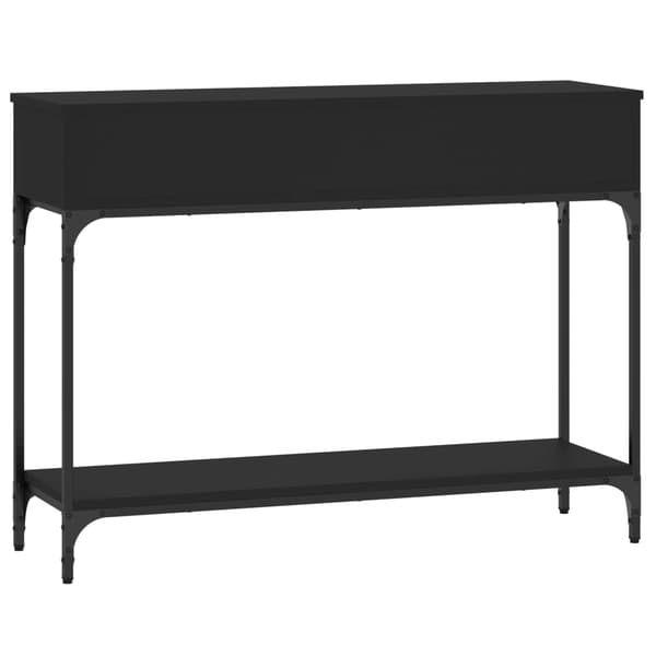 vidaXL konsolbord, sort, 100x30,5x75 cm