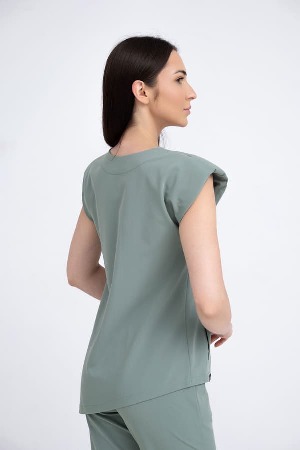 Raya dame medicinsk bluse RAYA SORT SWEATSHIRT XS