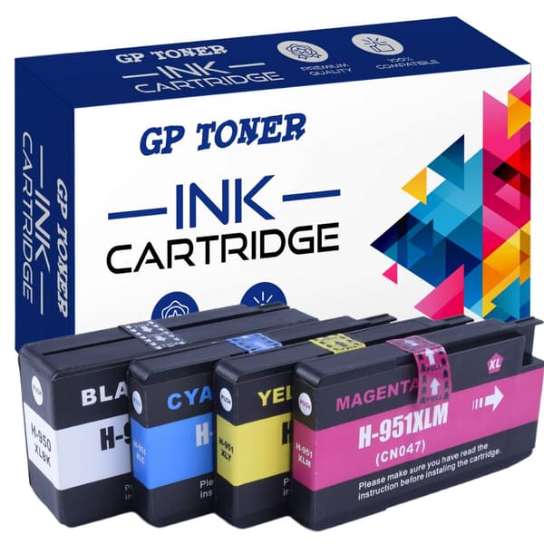 4x blækpatroner til HP H950XL CMYK GP