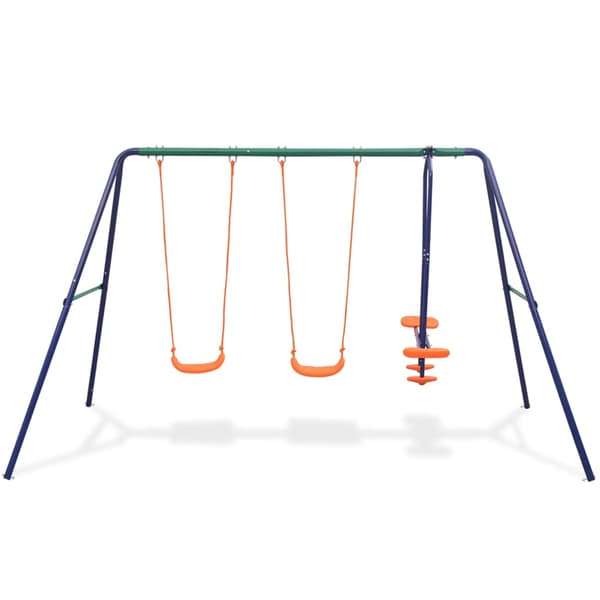 vidaXL 4-sits gungställning orange