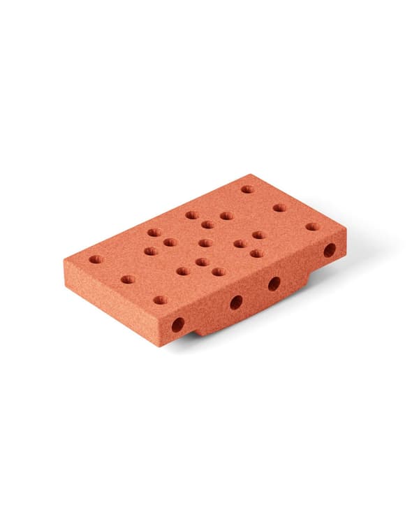 MODU - blokbase - sensorisk skumblok, orange