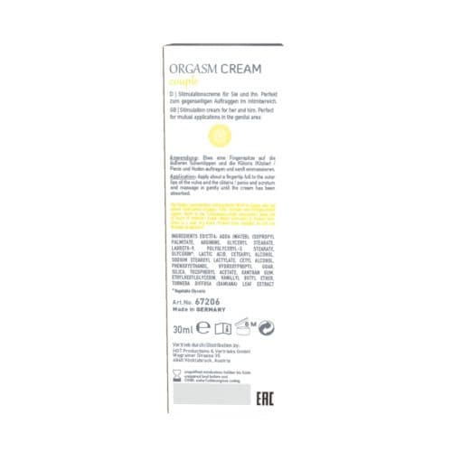 Shiatsu Orgasmkräm Pargel/spray 30ml.