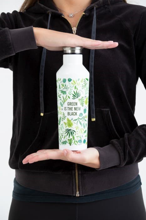 500ml GreenNewBlac / Typhoon teräksinen termospullo