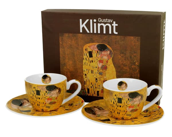 Sæt med 2 Klimt espressokopper