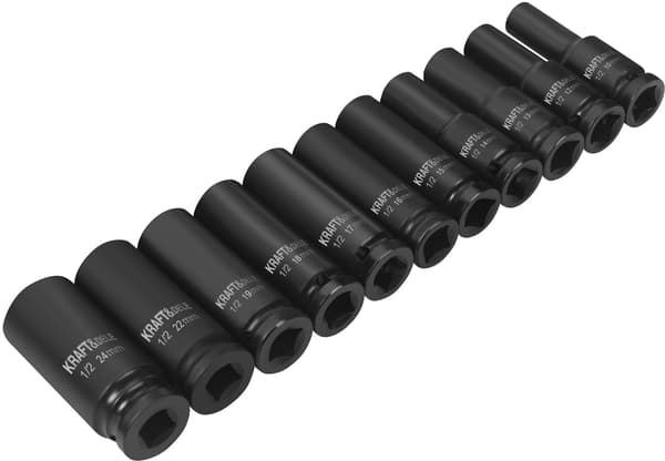 Krafthylsor 1/2" 11 st KD11869