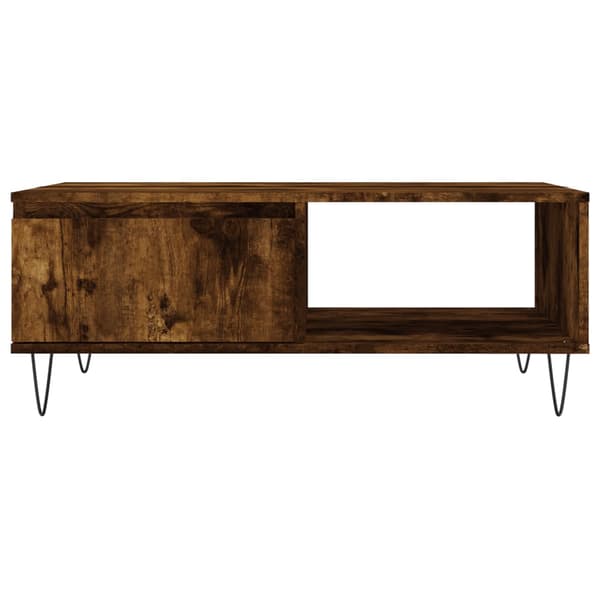 vidaXL sofabord røget eg 90x60x35 cm