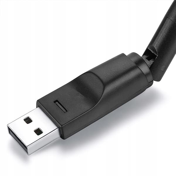 Netværkskort USB WiFi-adapter Wi-Fi-antenne til DVB-T2 HEVC Zenwire WD-1516 dekoder-tuner