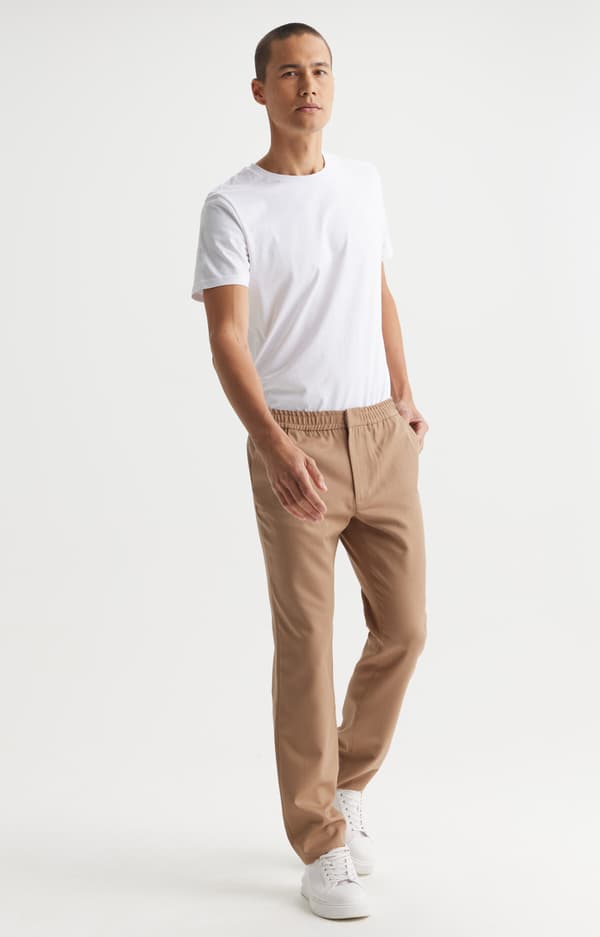 Chinos med smal passform och ull 31/32